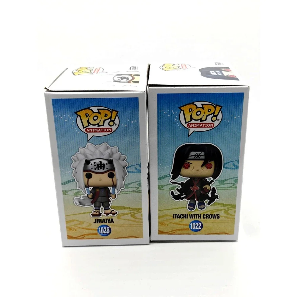 Funko Pop! Animation Naruto Itachi With Crows & Jiraiya Lot of 2 - 1022 & 1025